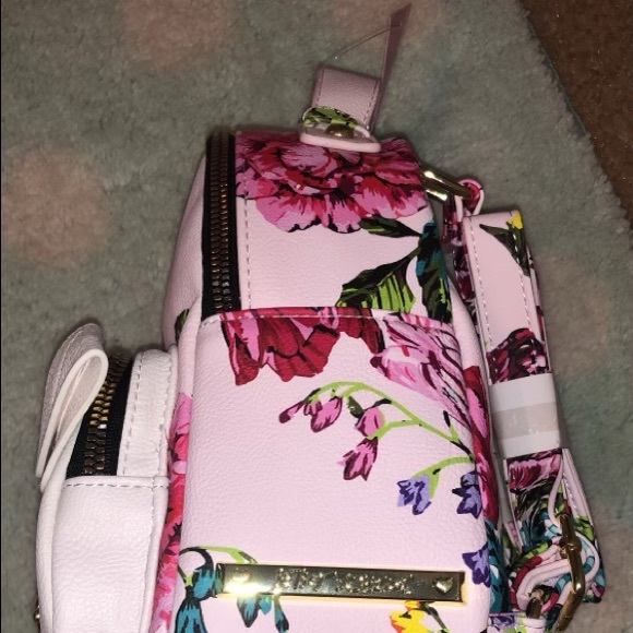 Betsey Johnson Pink Kitsch Backpack CatFloral main image 7